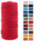JeogYong Naturliches Baumwolle Garn, Baumwollgarn Makramee-Seil Weiches Baumwoll-Seil, zum Wandbehänge, Pflanzenhalter, Basteln, Heimtextilien, Geschenkverpackung 3mm x 109 Yards (Rot)