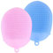 Pinceau de Douche, FANDE 2 Pcs Éponge Silicone, Brosse pour le Corps en Silicone Souple, Gant de Douche Exfoliant pour Peau, SPA Massage Scrubber Nettoyant