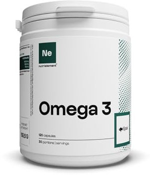 Nutrielement - Oméga 3 Epax® 4000mg - 120 capsules - Equilibre EPA 1520mg & DHA 760mg - Huile de Poisson Sauvage - Pêche durable - Indice d'oxydation ultra faible | By Nutrimuscle