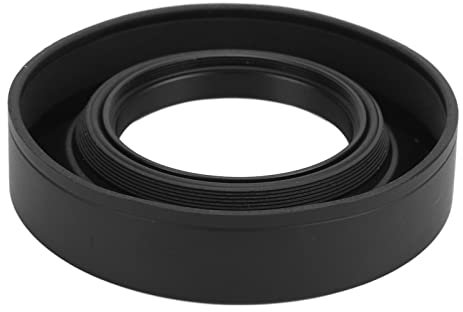 Akozon Lens Hood 49mm 52mm 55mm 58mm Collapsible Rubber Lens Hood with 3Adjustable States Collapsible Camera Lens Hood for Digital Cameras(58mm)