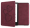 kwmobile Klapphülle kompatibel mit Amazon Kindle Paperwhite 11. Generation 2021 Hülle - Flipcase für Kindle Paperwhite Hülle aus Kunstleder - Pinsel Herzen