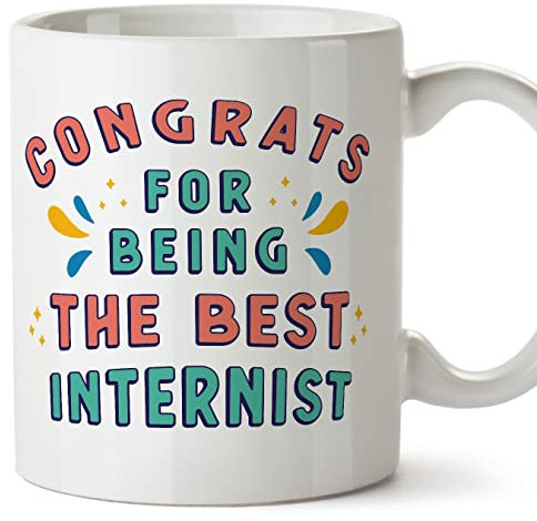 Mugffins Tasses pour INTERNE - En Anglais - Cadeau original pour INTERNE - Congrats for being the best - 11 oz / 330 ml
