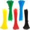 500 Pcs Coloured Cable Ties, Small Mixed Nylon Zip Ties, Plastic Cable Tie Wraps, Secure Self-Locking Mechanism, for Home, Garden, Office and DIY - 150 x 2.5 mm