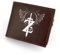 MayDee Portefeuille Z Breath of The Wild, Porte-Monnaie Zeld en Cuir Marron avec Fermeture éclair Portefeuille Court Pliant pour Hommes Portefeuille pour Femmes(B)