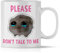 mindmonkeys® Sad Hamster Meme Lustige Tassen Hamsti Lustige Sprüche Tasse | Dont talk to me | Keramik 300 ml