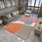LKTRUK 100X160Cm Orange Farbe Jugendzimmer Jungen Balkon Rechteckiger Teppich Flur Innendekoration 3Ft 3.4''X5Ft 3''
