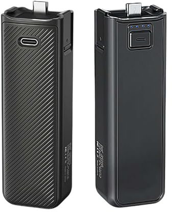 EIRZNGXQ Für Dji Osmo Pocket 3 Stativ, 22,5 W Schnellladung und 4000 mAh Akkugriff-Zubehör mit Stativ