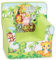 Gomoor Kindersessel ab 1 Jahr - Hellgrüner Jungle - Kindersofa - Spielsofa - Kinder Sessel - Baby Sofa - Bezug aus 100% Baumwolle waschbar - Füllung aus Schaumstoff