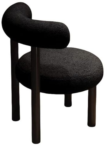 Moderner Tisch für Mädchen, mit Nagel- und Make-up-Aufbewahrung, Schwarz