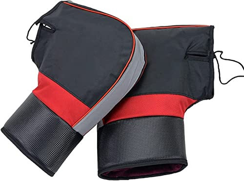 CQCQC Handlebar Thermal Muffs,Motorcycle Warm Handlebar Muff Grip Handle Bar Muff Rainproof Motorcycle Gloves Scooter Thickened Hand Warmer Motorbike Handlebar Muffs(Withreflective Strip)
