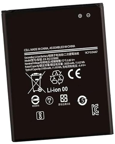 Centerpower EB-BG525BBE Ersatz 3.85V 3020mAh Akku Kompatibel mit Galaxy Xcover 5 (2021) G525F Phone Batterie