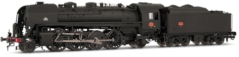 ARNOLD HN2544 SNCF, 141R 463 mit Speichenrädern und genietetem Kohletender, schwarz, Ep. III Modelleisenbahnlok – Dampf