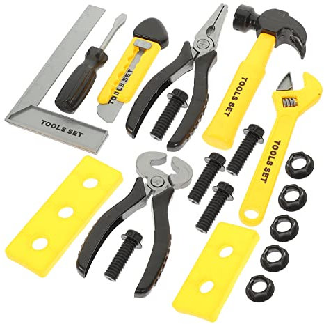 ibasenice 1satz Werkzeugspielzeug Mädchen Interaktives -konstruktionsspielzeug Mit Schraubendreher Und Schraubenschlüssel Jährige Und Fördert Die Motorischen Fähigkeiten Lernen