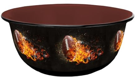 GEDA LABELS Müslischale American Football Fireball Emaille-Optik 600ml
