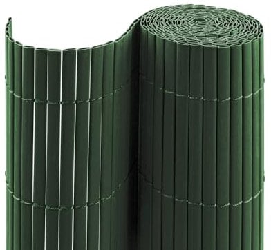 jarolift Canisse en PVC, Brise Vue en PVC pour Jardin, Balcon, Terrasse et Piscine, Pare-Vue Revêtement de Balcon Clôture Renforcées Résistantes aux UV et aux Intempéries, 180 x 500 cm, Vert