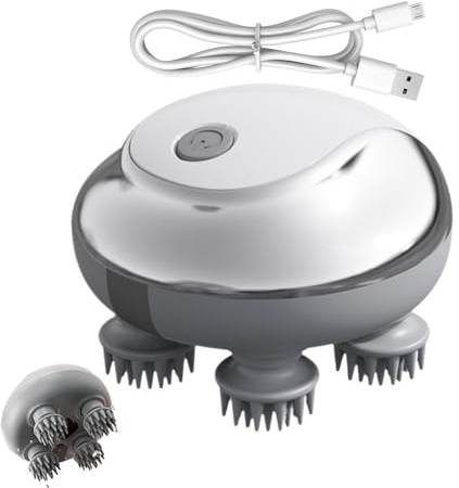 Stimulateur Capillaire Pour Pousse Des Cheveux | Appareil De Massage Du Cuir Chevelu Utilisable À Sec Et Sous La Douche,3 Modes Réglables Stimulateur Électrique Portable Anti Chute Activation
