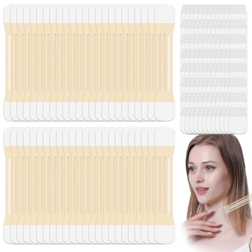Lifting Straps Gesicht 48 Stück Facelifting Tape Unsichtbar Neck Lifting Tape, Nackenlift-Aufkleber Hebt Schlaffe Haut Sofort Halslifting Straffungsbänder Kaschiert Doppelkinn Wasserfestem