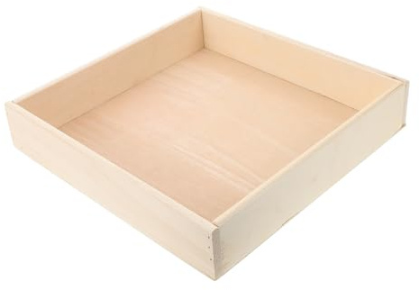 UTHCLO Kleine Holz Sandbox Sandspielzeug Sandkasten Indoor Outdoor Spielbereich Kompakt Robust Sicher für Jungen Mädchen Sandaufbewahrungsbox