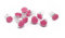 5 x Haarklammern Röschen - Brauthaarschmuck - Rosen Haarklammer - pink