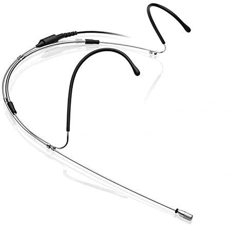 Sennheiser SL HEADMIC 1 SB - Nackenbügelmikrofon, Kugel, silber, Anschlusskabel 1,6 m, 3,5 mm ew- Klinke [B-WARE]