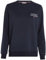 Tommy Hilfiger Damen Sweatshirt ohne Kapuze, Blau (Desert Sky), XS