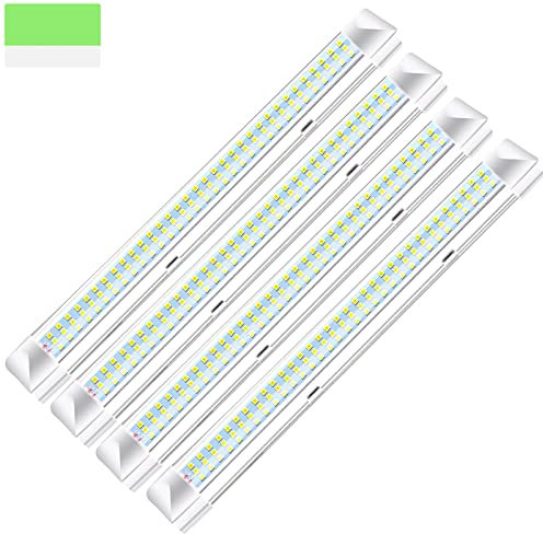 papasbox 4x 108 LED Innenraumbeleuchtung Auto LED, Innenbeleuchtung 12 Volt LED Lampe 12V Lichtleiste Beleuchtung, 9W Leiste Innenleuchte Interior, Leuchtstofflampe für Küche Camping Wohnmobil Boot