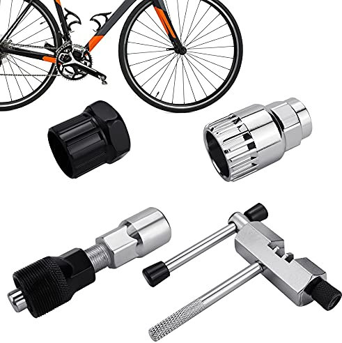 GOLRISEN Fahrrad Reparatur Werkzeug Set Ketten Werkzeug Tretlagerwerkzeug Tretlager Reparatur Werkzeug Kurbelabzieher Fahrradkurbel Tretlager Kassette Entferner Fahrrad Kettennieter