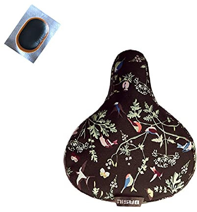 Basil Fahrradsattelbezug Wanderlust Charcoal Regenschutz Satteldecke inkl. Schlauchflicken