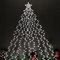 SALCAR Outdoor Christmas Lights, 3.5m x 9 Strands Star Fairy Lights with a 30cm Topper Star, 350 LED 8 Lighting Modes Christmas Decorations for Indoor Outdoor Garden Yard Tree Decor - Cool White