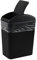 Tyminin 20 Litre Black Plastic Swing Bin, Waste Paper Basket Rubbish, Trash Can for Kitchen and Home Waste