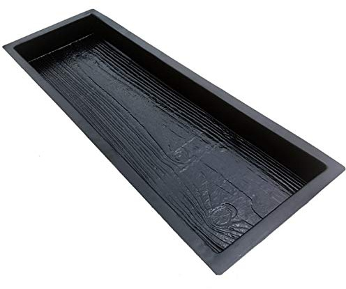 Gkhowiu Imitation Wood Grain DIY Path Maker Paving Cement Brick Mold Stepping Pavement Road Concrete Mould