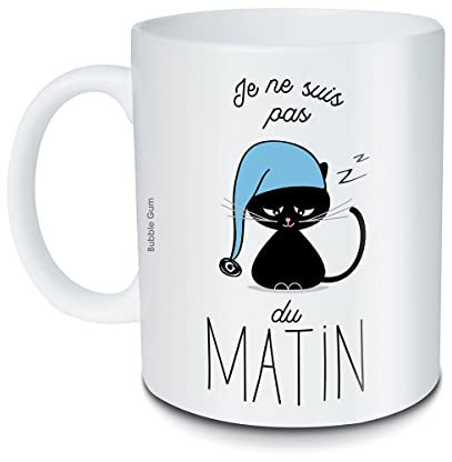 Mug Chat-Je ne suis pas du matin