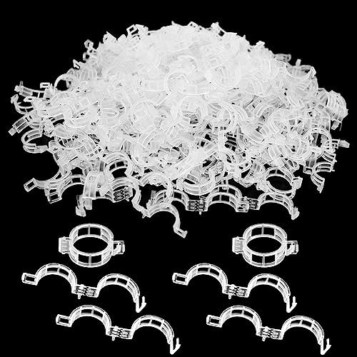 200 Stück Pflanzenclips, Pflanzenstützen für den Garten, Rankhilfen für Kletterpflanzen Pflanzenklammern, Rankpflanzen Tomatenhaken Rankhilfe Tomaten Gurken Rankhilfe Klammern für Pflanzen
