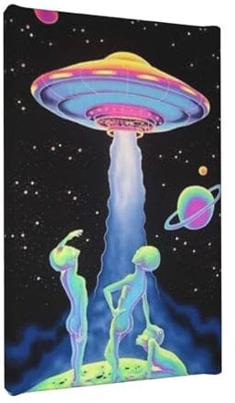 COMAAM Raumschiff Rahmenlose Malerei 20x30 (vertikal) Wanddekoration Malerei Heimdekoration Rahmen Poster