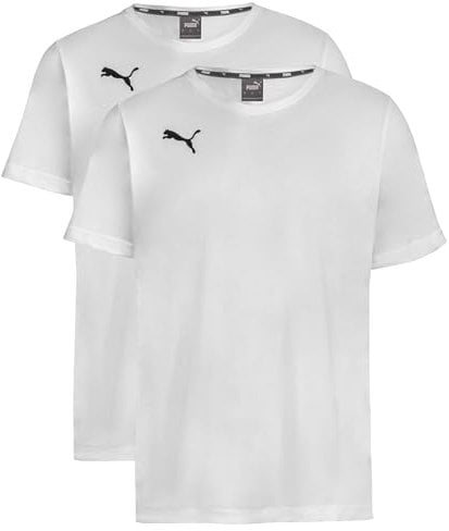 PUMA T-Shirt 2er Pack Doppelpack - White - Gr. S