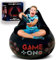 Huge Inflatable Gaming Chairs for Adults, Kids & Teens of All Ages - with Cup Holders & Side Pocket - Premium Game Chair for Gaming Room Décor, Video Gaming, and Comfortable Seating