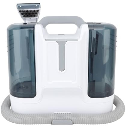 Huairdum Lavamoquette Portatile, Lavamoquette di Grande capacità 450W Potente Aspirazione 2 Serbatoi d'Acqua per Divano (Spina Europea 220 V)
