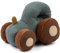 Fabelab Rassel Baby Traktor | Babyspielzeug 0-6 Monate | Baby Geschenk Junge & Mädchen | Knisterspielzeug Baby | Baby Rassel 0-6 Monate | Weiche Bio-baumwolle Baby Rassel 0-6 Monate