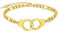 FaithHeart Fußkette für Frauen, Gold Fußkettchen 22cm lang, Figarokette Fußschmuck mit Handschellen für Geburtstag Muttertag
