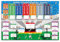 Roadoor EM Spielplan Poster für Euro Fußball 2024 | Europameisterschaft Spielplan HD-Druck | Enthält 24 Mannschaften Gruppen Knockout und Finale alle Ergebnisse der Spiele (90 x 30cm)