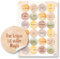 Logbuch-Verlag 24 Motivationssticker Sprüche Aufkleber Botschaften positives Mindset Selbstliebe Sticker Geburtstag Ø 4 cm