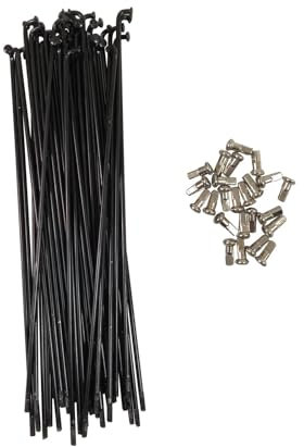 JMORCO Fahrradspeichen Bike Spoeks 10 Stück 12 G (2,5 mm Durchmesser) E-Bike-Speichen for fette Elektrofahrräder oder E-Bikes, Umrüstsatz for Vorder- und Hinterräder(218mm)