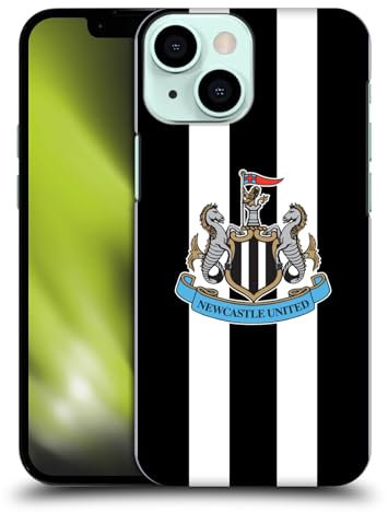 Head Case Designs Carcasa rígida con licencia oficial del Newcastle United Football Club Stripes Crest compatible con Apple iPhone 13 Mini