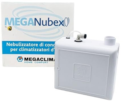 MEGACLIMA Nebulizzatore di Condensa per Climatizzatori | Nebulizzatore per Condizionatore Monosplit Fino a 12.000 BTU | Compatto, Silenzioso ed Efficiente | Classe A+++