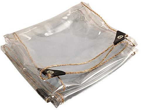 RLINZ Panno Spesso Trasparente Rimessa per Auto Copertura Antipioggia Isolamento in Serra Usato per Serra da Esterno Azienda Agricola Aria Aperta Magazzino Telone, 15 Dimensioni (3mx4m)