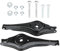 ISINEVER 2x Querlenker Hinten Unten links & rechts Kompatibel mit Audi A3 8P1 für Seat Leon 1P1 für Skoda Octavia II 1Z3 für VW Golf V VI 1K0506311S, 1K0505311T