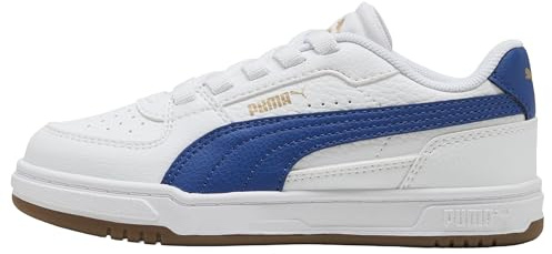 PUMA CAVEN III AC PS Sneaker, White-Clyde Royal-Gum, 36 EU, White Clyde Royal Gum, 34 EU
