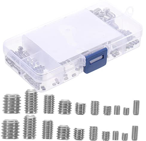 HIAKDOFT Screw Assortment Kit Metric Screws Assortment Combination Stainless Steel for Bathroom Fixtures