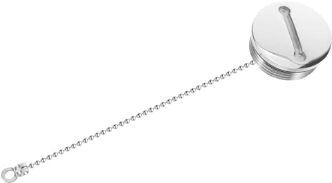 ibasenice Stainless Steel Boat Fuel Tank Cap Replacement Durable Gas Can Lid with Chain Filler Accessory for Reliable Performance