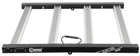LUCIUS – LED-Lampe 400W 2.9 – Indoor-Anbau Vollspektrum 80 x 80 cm, Wachstum/Blüte, Dimmbar, Gewächshäuser und Zimmerpflanzen, Gemüse und Blumen, Niedrige Temperatur